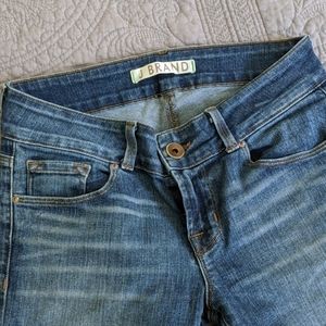 Low-rise J Brand flare jeans